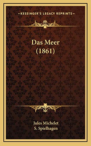 9781167887222: Das Meer (1861)