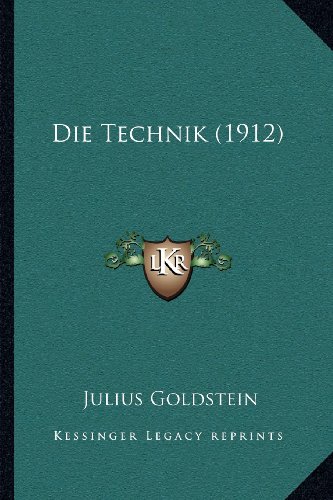 9781168026552: Die Technik (1912)