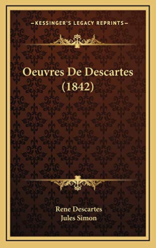 9781168274526: Oeuvres De Descartes (1842)