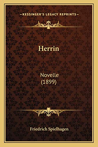 9781168439444: Herrin: Novelle (1899)