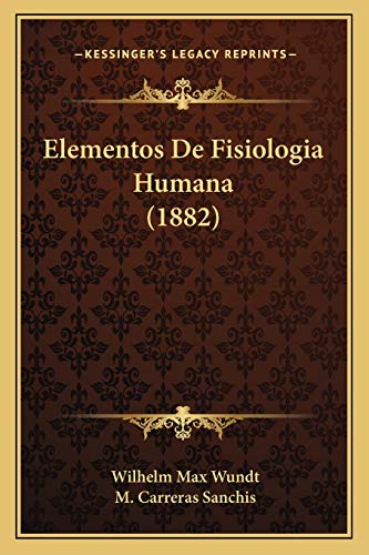 9781168495587: Elementos De Fisiologia Humana (1882)