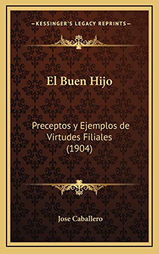9781168523211: El Buen Hijo: Preceptos y Ejemplos de Virtudes Filiales (1904)
