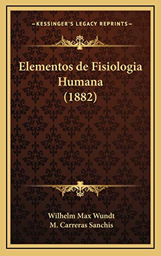 9781168632005: Elementos de Fisiologia Humana (1882)