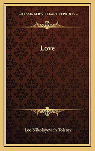 Love (9781168645487) by Tolstoy, Leo Nikolayevich