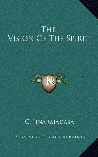 The Vision of the Spirit (9781168653895) by Jinarajadasa, C.