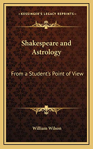 9781168671585: Shakespeare and Astrology: From a Student's Point of View
