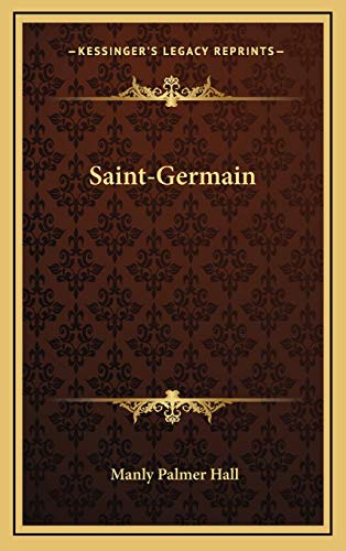 Saint-Germain (9781168675323) by Hall, Manly Palmer