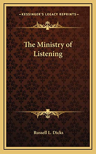 Stock image for The Ministry of Listening for sale by ALLBOOKS1