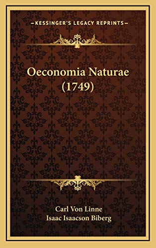 9781168795229: Oeconomia Naturae (1749)