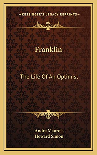Stock image for Franklin: The Life Of An Optimist for sale by ALLBOOKS1