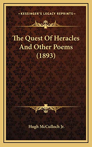 9781169020849: The Quest Of Heracles And Other Poems (1893)