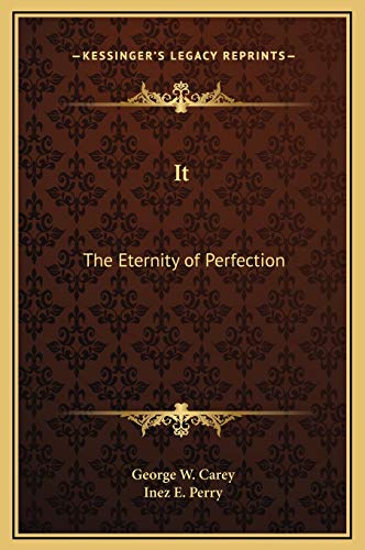 Stock image for It: The Eternity of Perfection for sale by Lucky's Textbooks