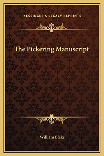 9781169169241: The Pickering Manuscript