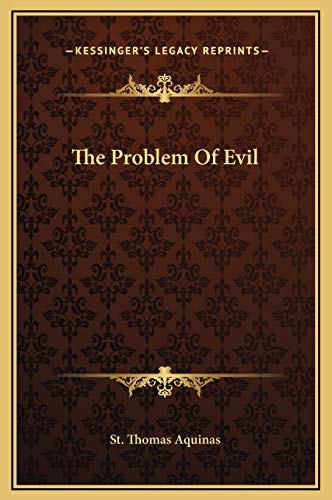 Beispielbild fr The Problem of Evil zum Verkauf von THE SAINT BOOKSTORE