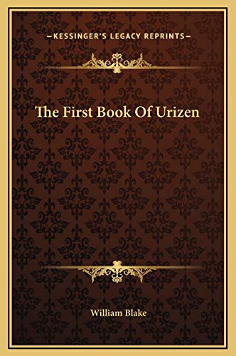 The First Book Of Urizen (9781169174382) by Blake, William