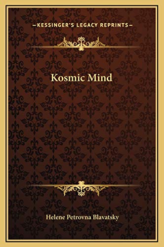 Kosmic Mind (9781169185609) by Blavatsky, Helene Petrovna