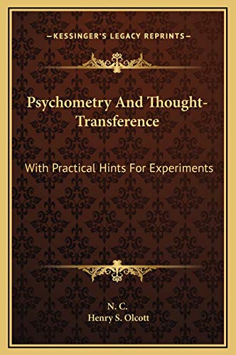 9781169203235: Psychometry And Thought-Transference: With Practical Hints For Experiments