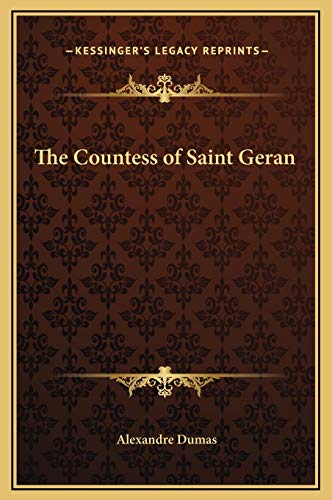 9781169203969: The Countess of Saint Geran