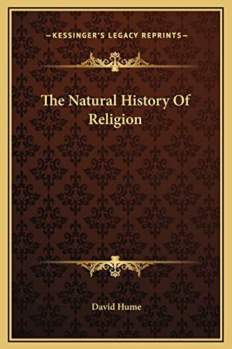 9781169204034: The Natural History Of Religion