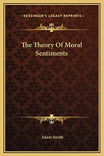 9781169214033: The Theory Of Moral Sentiments