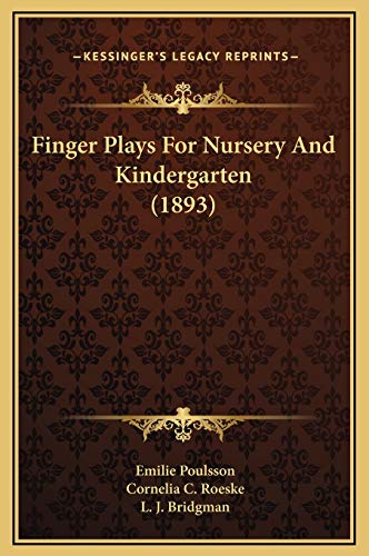 9781169232082: Finger Plays for Nursery and Kindergarten (1893)