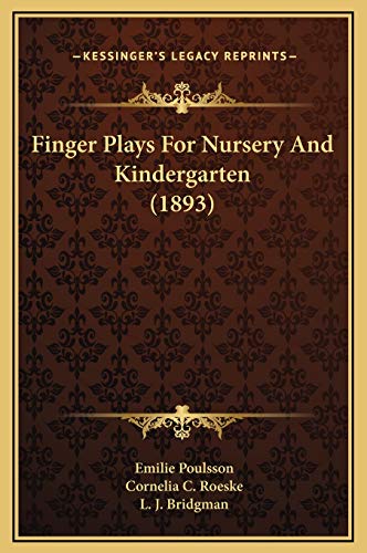 9781169232082: Finger Plays For Nursery And Kindergarten (1893)