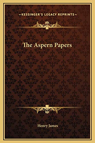 9781169235885: The Aspern Papers