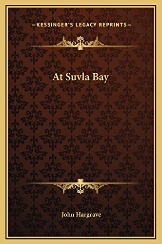 Imagen de archivo de At Suvla Bay a la venta por THE SAINT BOOKSTORE