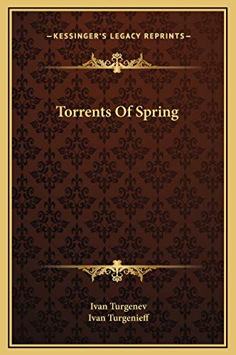 9781169263444: Torrents Of Spring