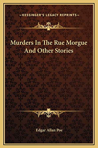 9781169265257: Murders In The Rue Morgue And Other Stories