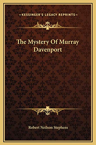 The Mystery Of Murray Davenport (9781169274532) by Stephens, Robert Neilson