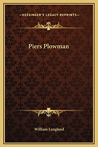 Piers Plowman (9781169277014) by Langland, Professor William