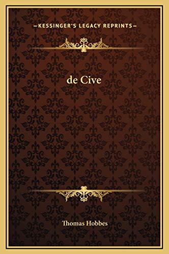 9781169283497: de Cive