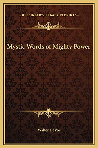 9781169290761: Mystic Words of Mighty Power