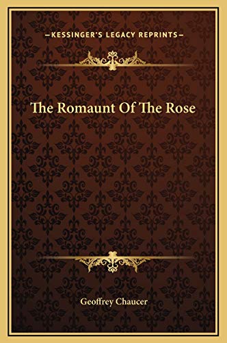 9781169293083: The Romaunt Of The Rose