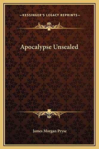 9781169296138: Apocalypse Unsealed