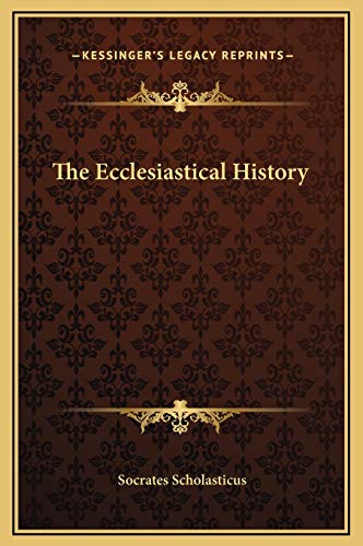9781169321861: The Ecclesiastical History