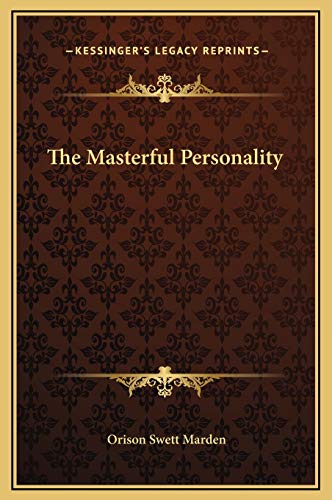 Imagen de archivo de The Masterful Personality a la venta por California Books
