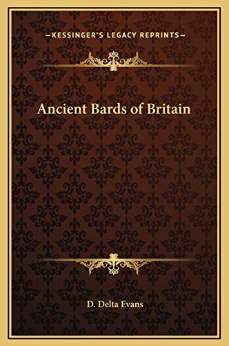 9781169328150: Ancient Bards of Britain