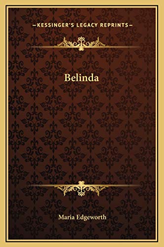 Belinda (9781169345713) by Edgeworth, Maria