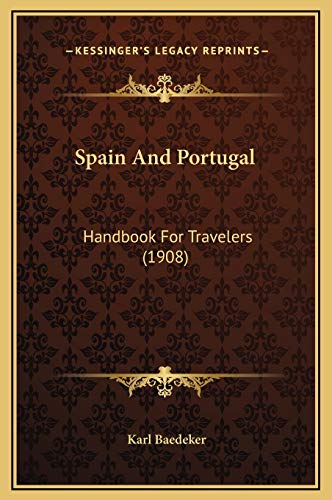 9781169378919: Spain And Portugal: Handbook For Travelers (1908)