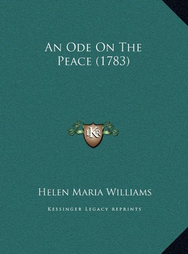 9781169401853: An Ode On The Peace (1783)