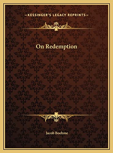 On Redemption (9781169471160) by Boehme, Jacob