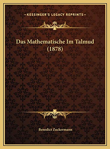 Stock image for Das Mathematische Im Talmud (1878) for sale by THE SAINT BOOKSTORE
