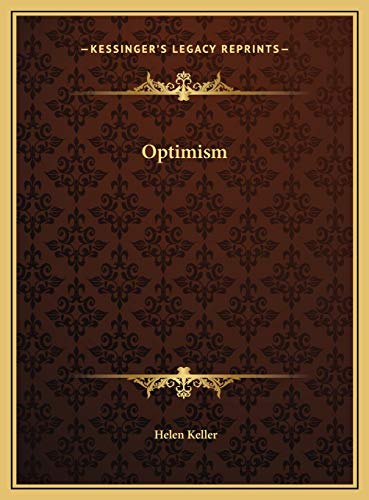 Stock image for Optimism for sale by California Books