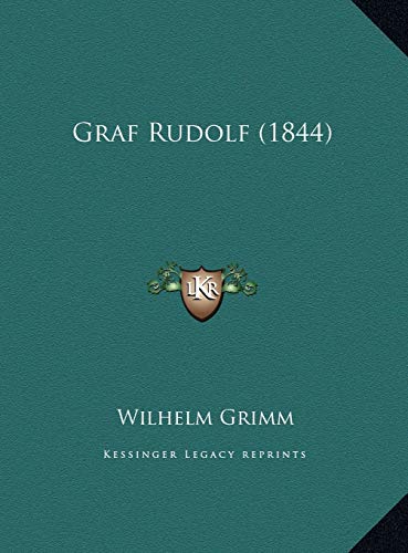 9781169689343: Graf Rudolf (1844)