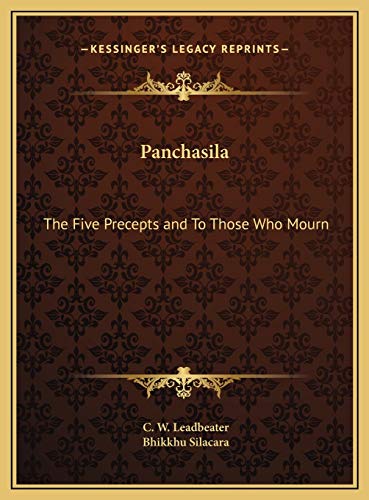 Stock image for Panchasila: The Five Precepts and To Those Who Mourn for sale by HPB-Diamond