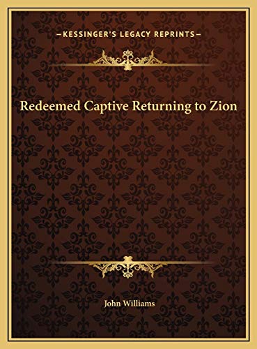 Beispielbild fr Redeemed Captive Returning to Zion zum Verkauf von Books From California