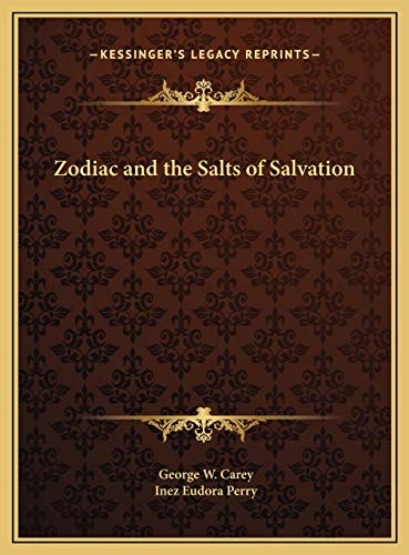 Stock image for Zodiac and the Salts of Salvation for sale by Books From California