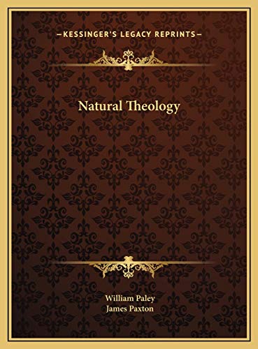 9781169780002: Natural Theology